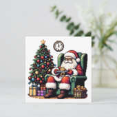 Pixel Art Weihnachtsküche Weihnachten (Stehend Vorderseite)