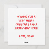 Pixel Art Weihnachtsküche Weihnachten (Rückseite)