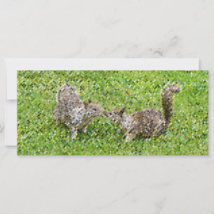 Pixel Art - Zwei Eichhörnchen