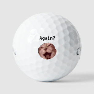 Pixel-artige Personalisierte Cat-Meme-Golfbälle Golfball