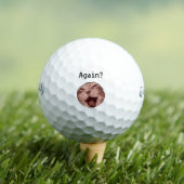 Pixel-artige Personalisierte Cat-Meme-Golfbälle Golfball (Insitu T-Shirt)