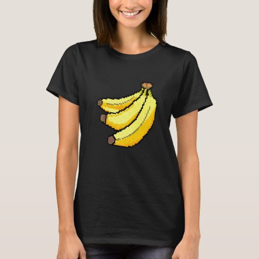 Pixel Banane T-Shirt (Vorderseite)