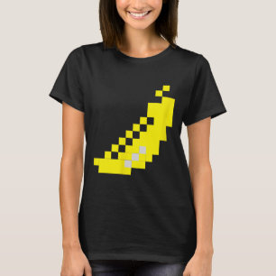 Pixel-Bananen-80er-Videospiel-Halloween-Gruppenkos T-Shirt