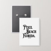 Pixel Beach Florida Button (Vorderseite/Rückseite)