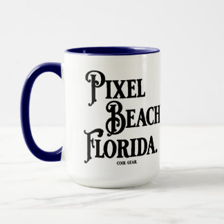 Pixel Beach Florida Mug Tasse