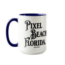 Pixel Beach Florida Tasse