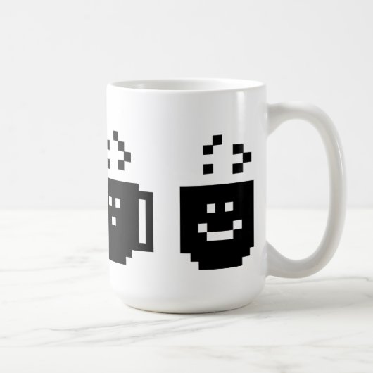 Pixel-Bedarfs-Koffein auch Kaffeetasse (Rechts)