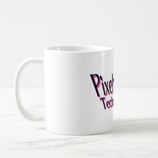 Pixel-Befleckte Technopeasant Tasse (Links)