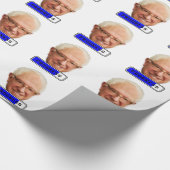 Pixel Bernie Sanders - PROGRESS Geschenkpapier (Ecke)