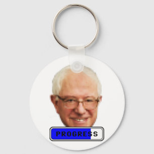 Pixel Bernie Sanders - PROGRESS Schlüsselanhänger
