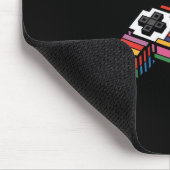 Pixel Block Gamer Controller Bruh Lustig Retro Sti Mousepad (Ecke)