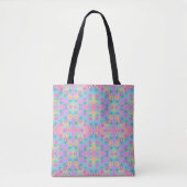 Pixel Bloom Mosaik Tasche (Vorderseite)