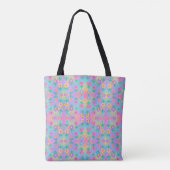 Pixel Bloom Mosaik Tasche (Rückseite)