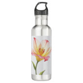 Pixel Bloom Trio Edelstahlflasche (Vorderseite)