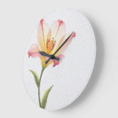 Pixel Bloom Trio Große Wanduhr (Winkel)