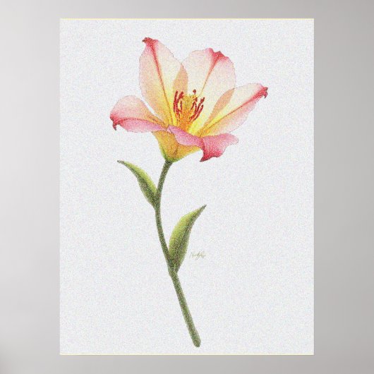 Pixel Bloom Trio Poster (Vorne)