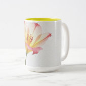 Pixel Bloom Trio Zweifarbige Tasse (VorderseiteRechts)