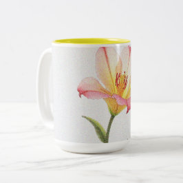 Pixel Bloom Trio Zweifarbige Tasse