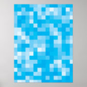 Pixel Blue Poster (Vorne)