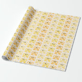 Pixel-Bogen in High Heels Muster Geschenkpapier (Ungerollt)