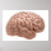 Pixel Brain Poster (Vorne)