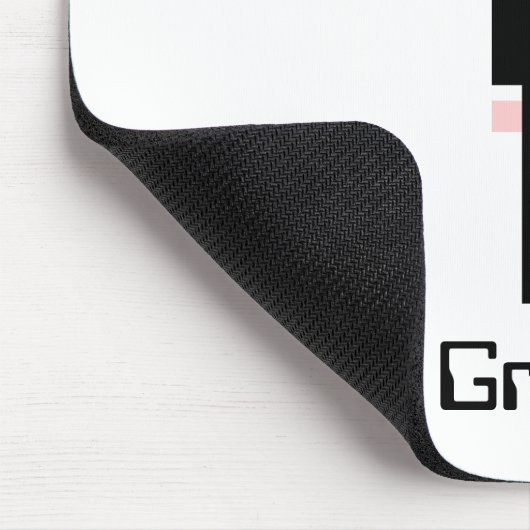 Pixel-Bräutigam Mousepad (Ecke)