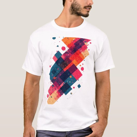 Pixel-Burst T-Shirt (Vorderseite)