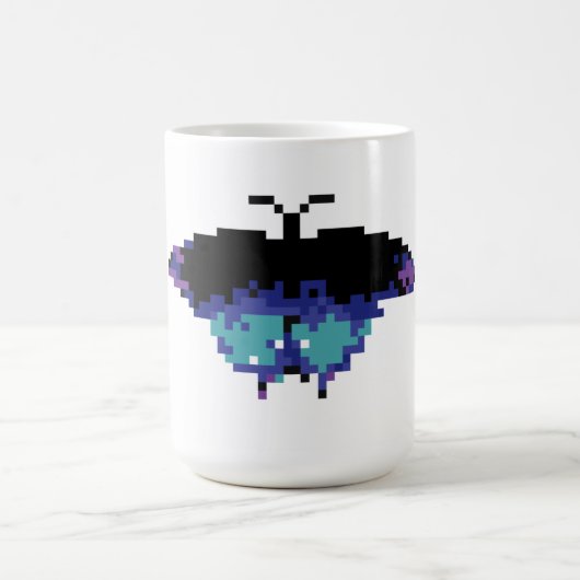 Pixel Butterfly Kaffeetasse (Mittel)