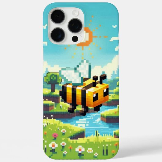 Pixel Buzz: Das Abenteuer der Sonnenwiese Case-Mate iPhone Hülle (Rückseite)