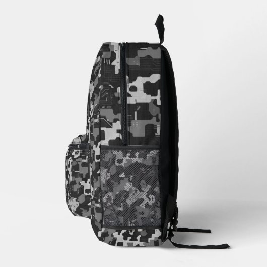 Pixel Camo Stealth Bedruckter Rucksack (Rechts)