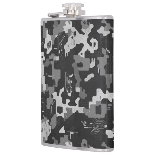 Pixel Camo Stealth Flachmann (Links)