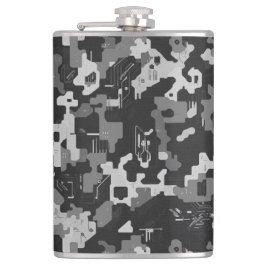Pixel Camo Stealth Flachmann