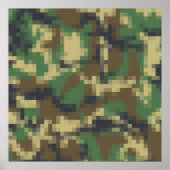 Pixel Camouflage Poster (Vorne)