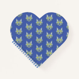 Pixel-Cat-Muster Notizblock