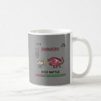 Pixel-Chef-Kampf-Tasse