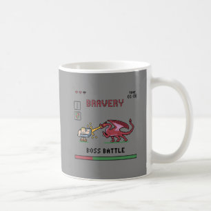 Pixel-Chef-Kampf-Tasse Kaffeetasse