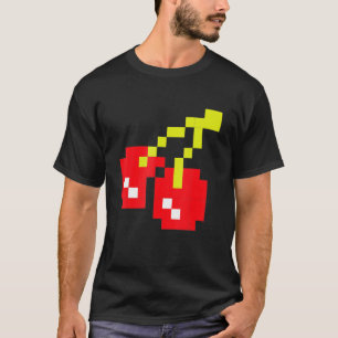Pixel Cherries 80er Videospiel Halloween Kostüm Eu T-Shirt