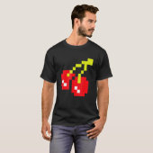 Pixel Cherries 80er Videospiel Halloween Kostüm Eu T-Shirt (Vorne ganz)