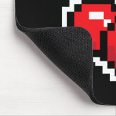 Pixel Cherries 80s Video Game Halloween Costume Ea Mousepad (Ecke)