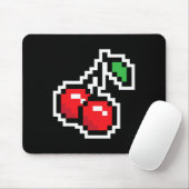 Pixel Cherries 80s Video Game Halloween Costume Ea Mousepad (Mit Mouse)
