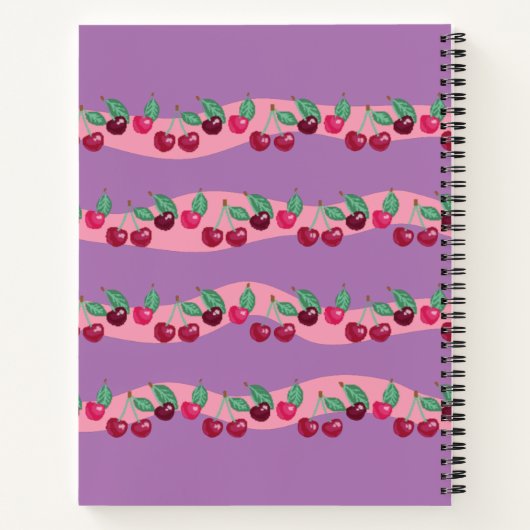 Pixel Cherries Notizblock (Rückseite)