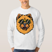 Pixel-Chow-Chow T-Shirt (Vorderseite)