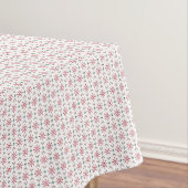 Pixel Christmas Snowflakes Tablecloth Tischdecke (Beispiel)