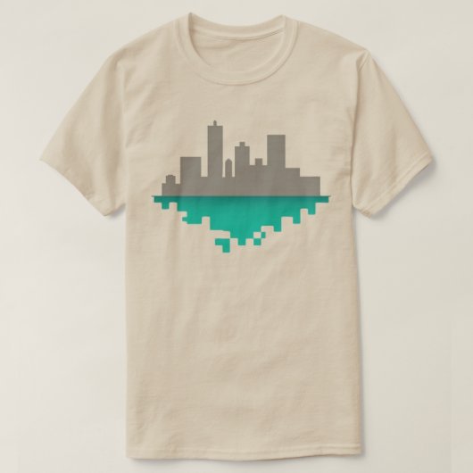PIXEL CITY SKYLINE T-Shirt (Design vorne)