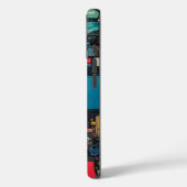 Pixel Clash Unique Art Phone Fall Case-Mate iPhone Hülle (Rückseite / Links)