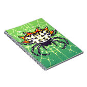 Pixel Crab Spider Notizblock (Rechte Seite)