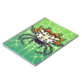 Pixel Crab Spider Notizblock (Linke Seite)