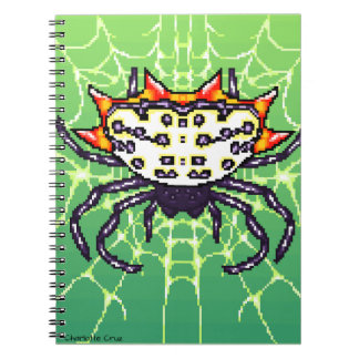 Pixel Crab Spider Notizblock