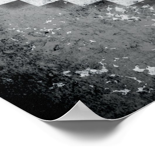 Pixel des roten Herzens Poster (Ecke)