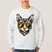 Pixel Devon Rex T-Shirt (Vorderseite)